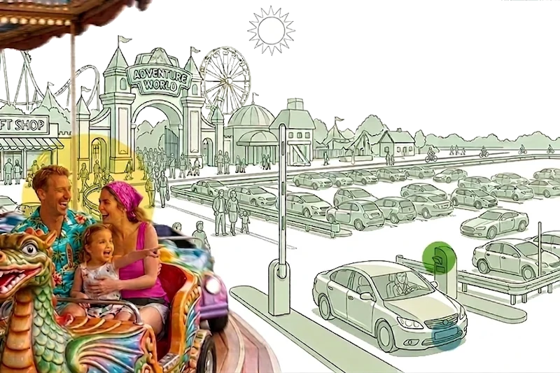 Sistemi di parcheggio automatizzato per località turistiche e stagionali Viatron con automazione dei varchi e tecnologia LPR, per eliminare code e massimizzare la redditività in alta stagione